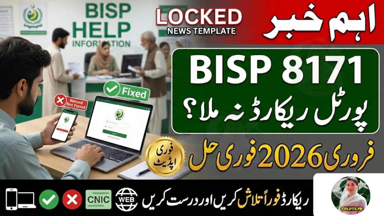 BISP 8171 Portal Record Not Found Error February 2026 Fix