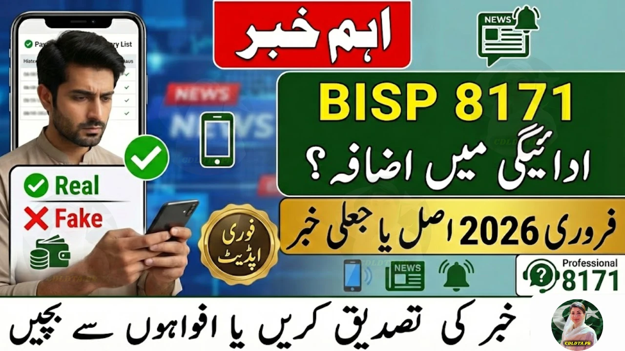 BISP 8171 Payment Increase News February 2026 – Real or Fake