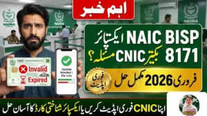 BISP 8171 CNIC Expired Issue February 2026 Fix