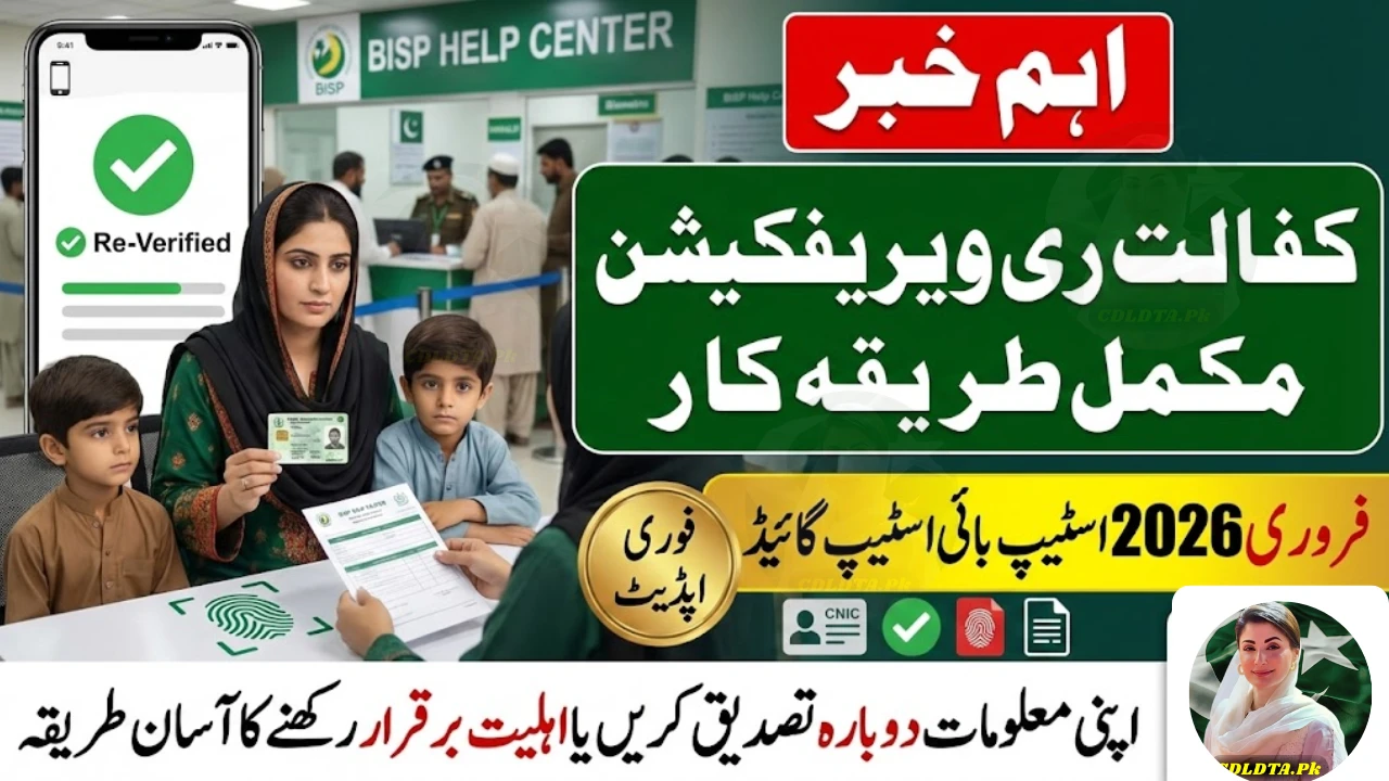 BISP Kafalat Re-Verification Process February 2026 – Complete Step-by-Step Guide