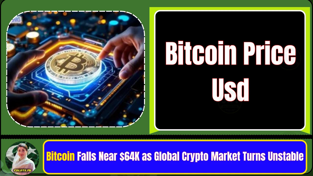 Bitcoin Falls Near $64K as Global Crypto Market Turns Unstable